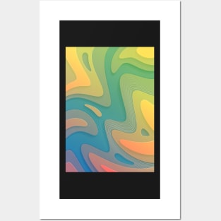 Free Flow | Psychedelic Abstract Digital Art Posters and Art